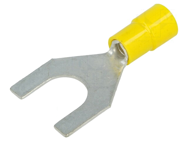 Uiteinde: vork; M10; Ø: 10,5mm; 4÷6mm2; klemmen; voor draad; vertind Uiteinde: vork; M10; Ø: 10,5mm; 4÷6mm2; klemmen; voor draad; vertind